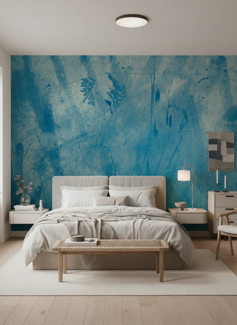Abstract Blue Art