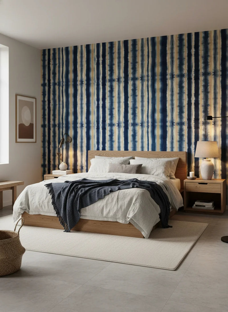 Shibori Indigo Rhythm