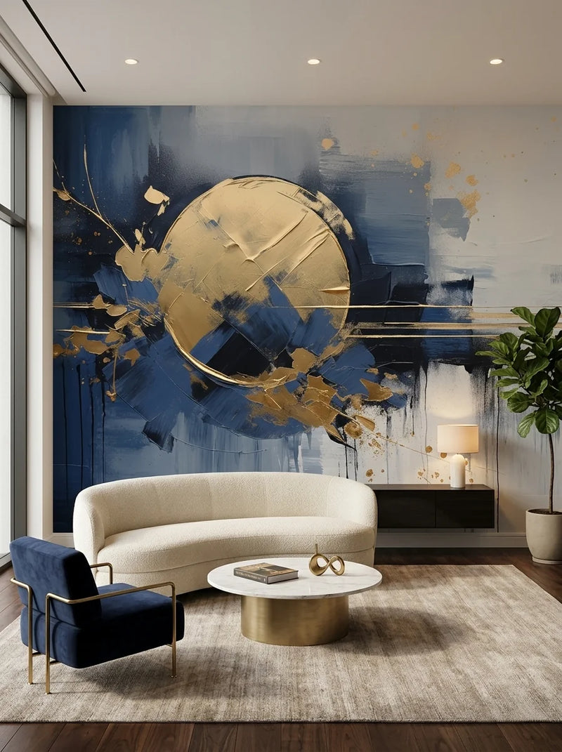 Abstract Gold Sphere