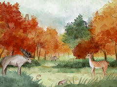 Serene Forest Scene - Smeđa