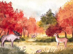 Serene Forest Scene - Crvena