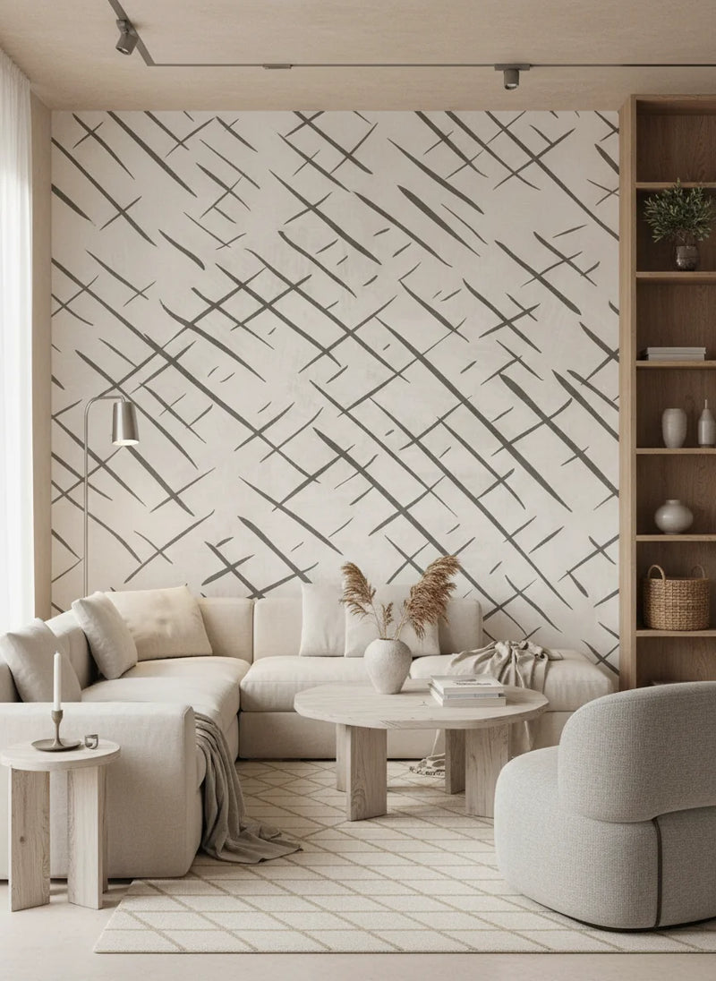 Geometric Cross Pattern