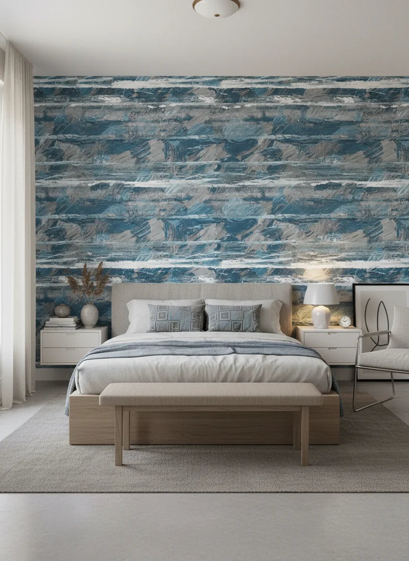 Textured Blue Waves