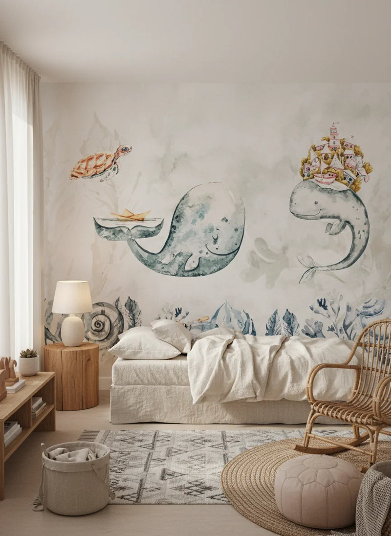 Whimsical Ocean Dreams - Bijela