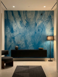 Abstract Blue Art