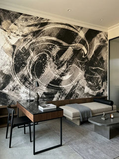Abstract Monochrome Art