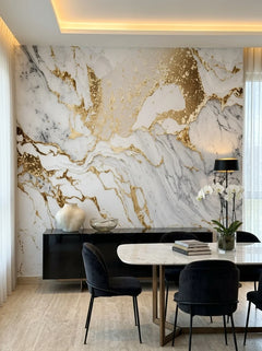 Golden Marble Elegance
