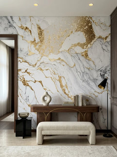 Golden Marble Elegance