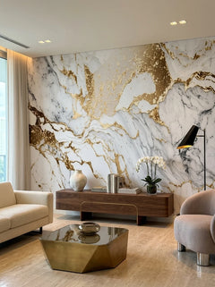 Golden Marble Elegance