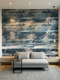 Textured Blue Waves