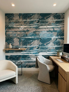 Textured Blue Waves