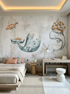 Whimsical Ocean Dreams - Bijela