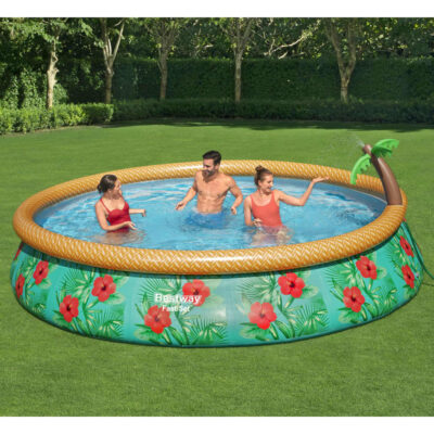 Bestway Fast Set set bazena na napuhavanje Paradise Palms 457 x 84 cm Bazeni Naručite namještaj na deko.hr