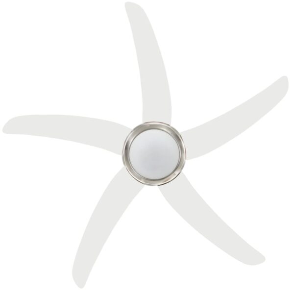 Ukrasni stropni ventilator sa svjetlom 128 cm bijeli Aparati za Kontrolu Klime Naručite namještaj na deko.hr 24
