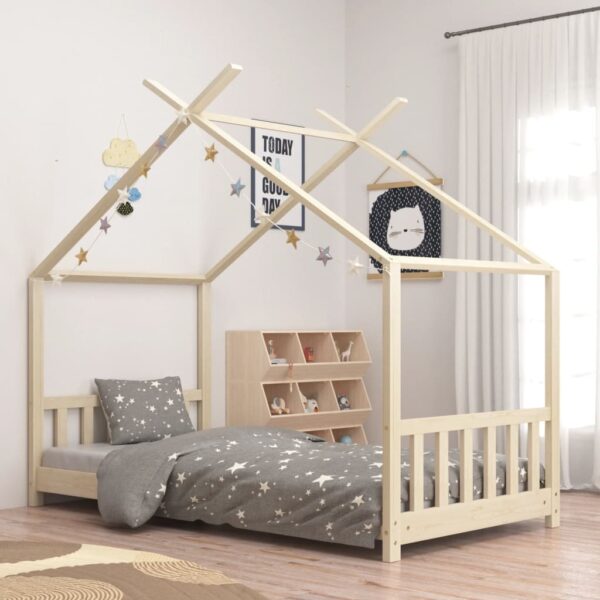 Okvir za dječji krevet od masivne borovine 70 x 140 cm Kreveti za djecu i bebe Naručite namještaj na deko.hr 20