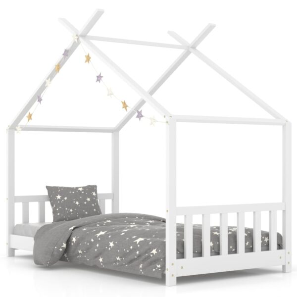 Okvir za dječji krevet od masivne borovine bijeli 70 x 140 cm Kreveti za djecu i bebe Naručite namještaj na deko.hr 21