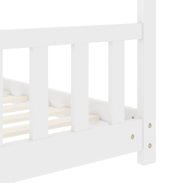 Okvir za dječji krevet od masivne borovine bijeli 80 x 160 cm Kreveti za djecu i bebe Naručite namještaj na deko.hr 26