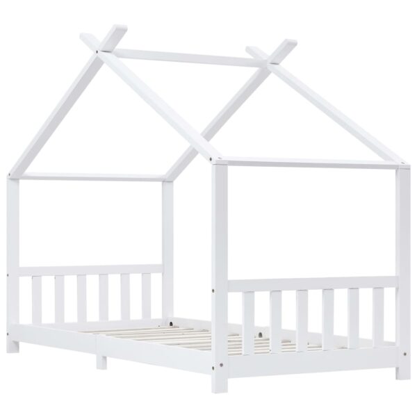 Okvir za dječji krevet od masivne borovine bijeli 90 x 200 cm Kreveti za djecu i bebe Naručite namještaj na deko.hr 22