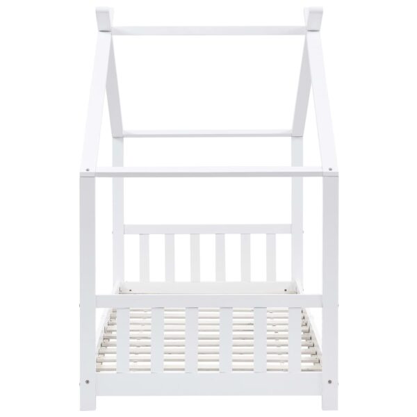 Okvir za dječji krevet od masivne borovine bijeli 90 x 200 cm Kreveti za djecu i bebe Naručite namještaj na deko.hr 24