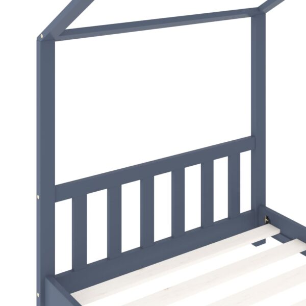 Okvir za dječji krevet od masivne borovine sivi 90 x 200 cm Kreveti za djecu i bebe Naručite namještaj na deko.hr 25