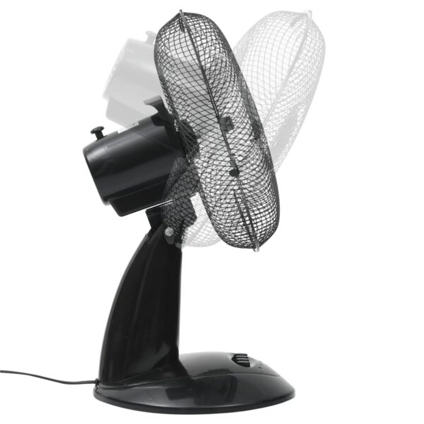 Stolni ventilator s 3 brzine 30 cm 40 W crni Aparati za Kontrolu Klime Naručite namještaj na deko.hr 24