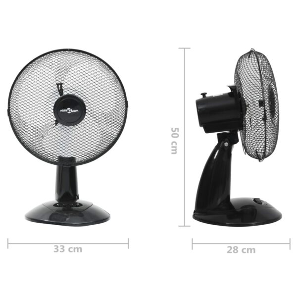 Stolni ventilator s 3 brzine 30 cm 40 W crni Aparati za Kontrolu Klime Naručite namještaj na deko.hr 28