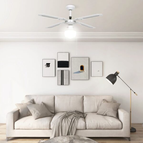 Stropni ventilator sa svjetlom 106 cm bijeli Aparati za Kontrolu Klime Naručite namještaj na deko.hr 22