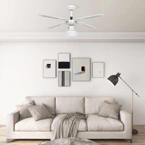 Stropni ventilator sa svjetlom 106 cm bijeli Aparati za Kontrolu Klime Naručite namještaj na deko.hr 20