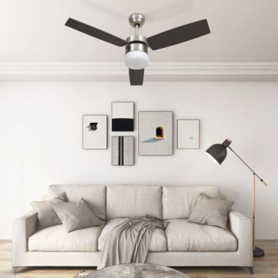 Stropni ventilator sa svjetlom i daljinskim 108 cm tamnosmeđi Aparati za Kontrolu Klime Naručite namještaj na deko.hr