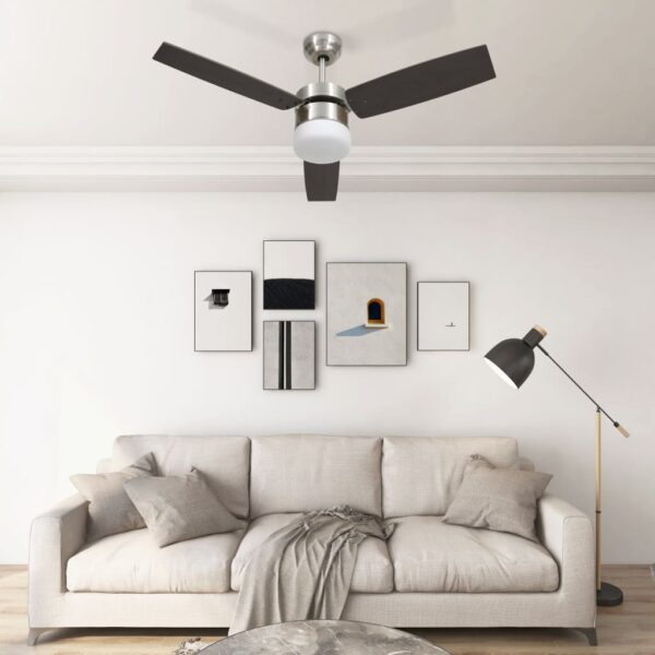 Stropni ventilator sa svjetlom i daljinskim 108 cm tamnosmeđi Aparati za Kontrolu Klime Naručite namještaj na deko.hr 20