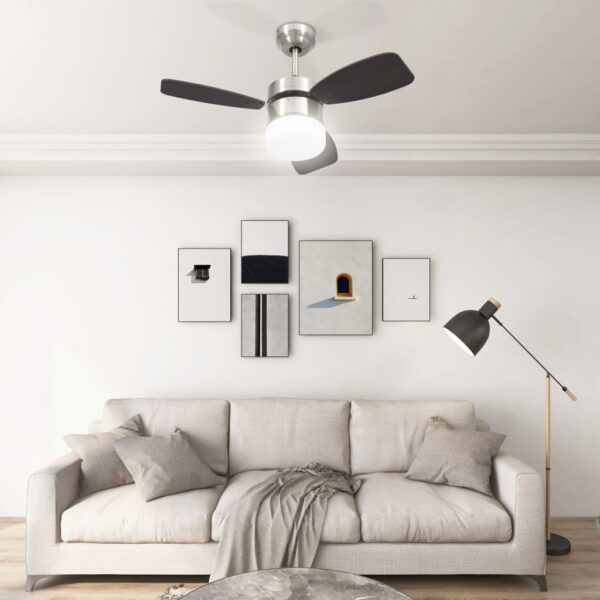 Stropni ventilator sa svjetlom i daljinskim 76 cm tamnosmeđi Aparati za Kontrolu Klime Naručite namještaj na deko.hr 22