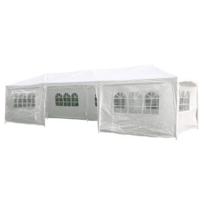 HI šator za zabave s bočnim zidovima 3 x 9 m bijeli Dom i vrt Naručite namještaj na deko.hr