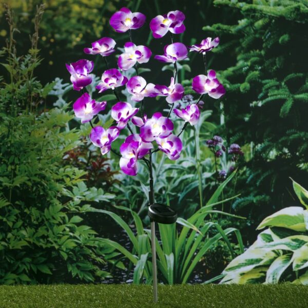 HI LED solarna vrtna svjetiljka orhideja 75 cm Dom i vrt Naručite namještaj na deko.hr 21