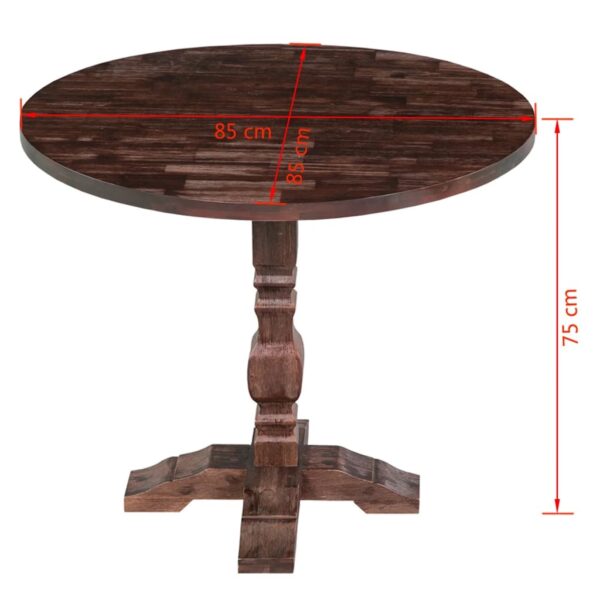 Povišeni Stol od Masivnog Drva Akacije 85×75 cm Kuhinjski i blagovaonski stolovi Naručite namještaj na deko.hr 26