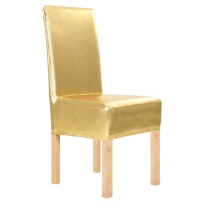 Ravne navlake za stolice 4 kom rastezljive zlatne Presvlake Naručite namještaj na deko.hr