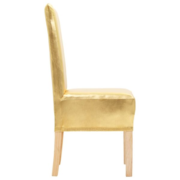 Ravne navlake za stolice 4 kom rastezljive zlatne Presvlake Naručite namještaj na deko.hr 22