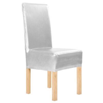 Ravne rastezljive navlake za stolice 6 kom srebrne Presvlake Naručite namještaj na deko.hr