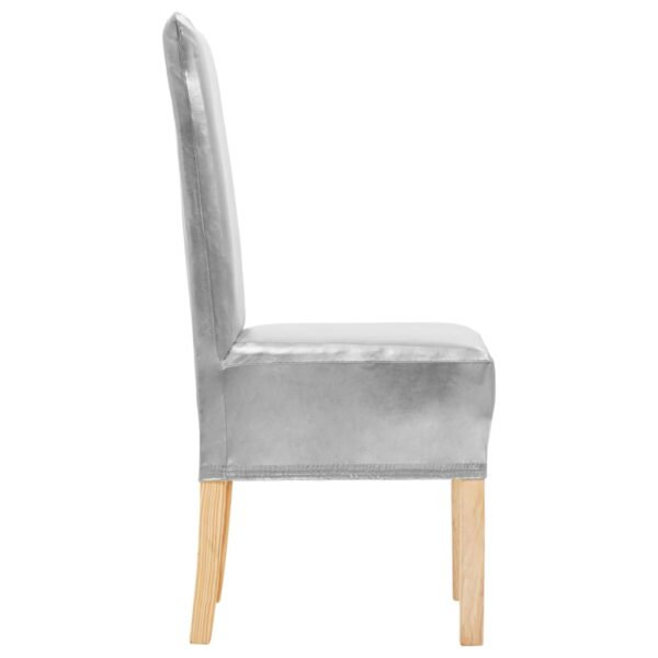 Ravne rastezljive navlake za stolice 4 kom srebrne Presvlake Naručite namještaj na deko.hr 21