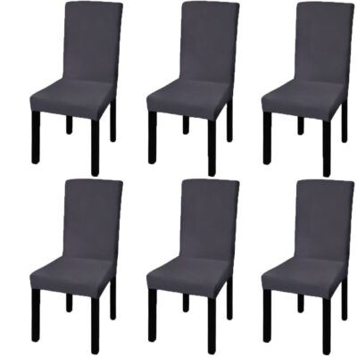 Rastezljive navlake za stolice 6 kom Antracit boja Presvlake Naručite namještaj na deko.hr