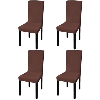 Rastezljive navlake za stolice 4 kom Smeđa boja Presvlake Naručite namještaj na deko.hr