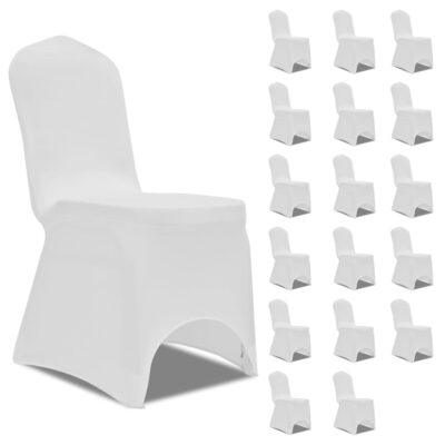 Navlake za stolice rastezljive bijele 18 kom Presvlake Naručite namještaj na deko.hr