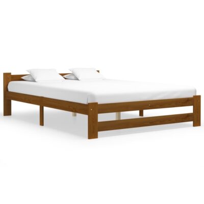 Okvir za krevet od masivne borovine boja meda 120 x 200 cm Kreveti i dodaci za krevete Naručite namještaj na deko.hr
