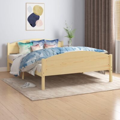 Okvir za krevet od masivne borovine 160 x 200 cm Kreveti i dodaci za krevete Naručite namještaj na deko.hr