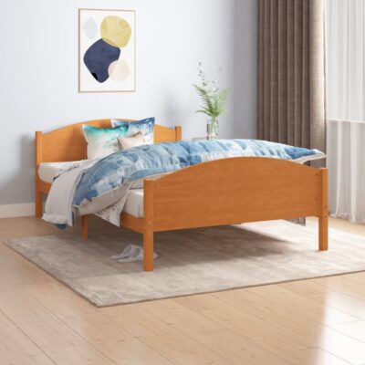Okvir za krevet od masivne borovine boja meda 120 x 200 cm Kreveti i dodaci za krevete Naručite namještaj na deko.hr