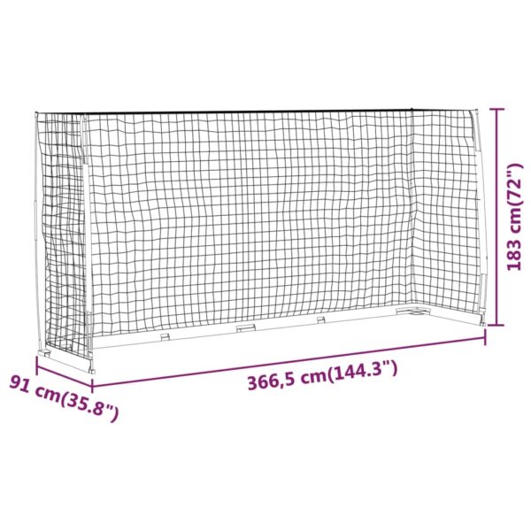 Nogometni gol 366,5 x 91 x 183 cm čelični Atletika Naručite namještaj na deko.hr 25