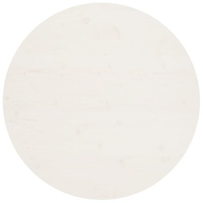 Ploča za stol bijela Ø 90 x 2,5 cm od masivne borovine Daske za stol Naručite namještaj na deko.hr