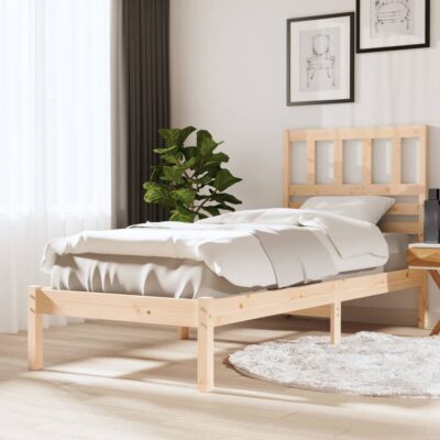 Okvir za krevet od masivne borovine 90 x 200 cm Kreveti i dodaci za krevete Naručite namještaj na deko.hr