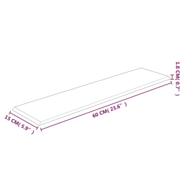 Zidne ploče baršunaste 12 kom tamnosive 60 x 15 cm 1,08 m² Građevinski materijali Naručite namještaj na deko.hr 27