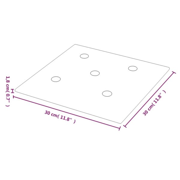 Zidne ploče od umjetne kože 12 kom smeđe 30 x 30 cm 1,08 m² Građevinski materijali Naručite namještaj na deko.hr 8