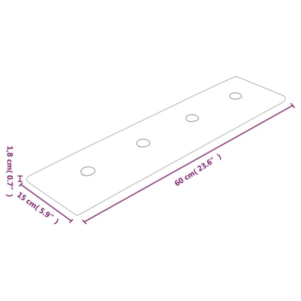 Zidne ploče od umjetne kože 12 kom crne 60 x 15 cm 1,08 m² Građevinski materijali Naručite namještaj na deko.hr 27